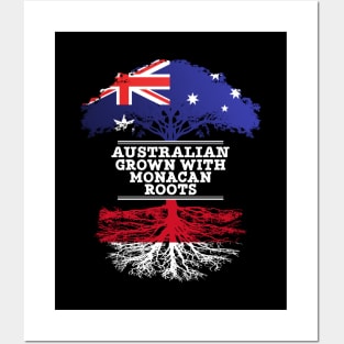 Australian Grown With Monacan Roots - Gift for Monacan With Roots From Monaco Posters and Art